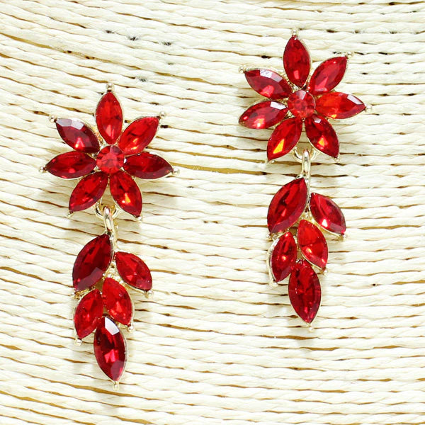 Multi Shape Rhinestone Earring