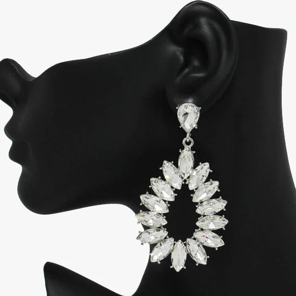 Marquise Rhinestone Earring