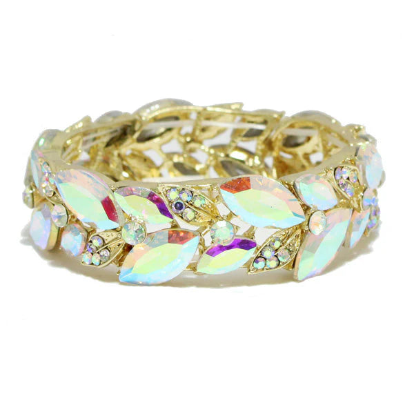 Marquise Rhinestone Stretch Bracelet