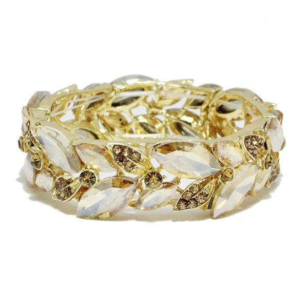 Marquise Rhinestone Stretch Bracelet
