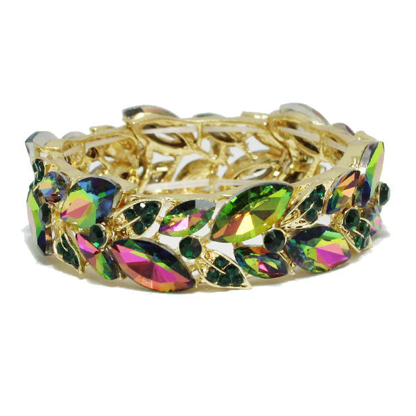 Marquise Rhinestone Stretch Bracelet