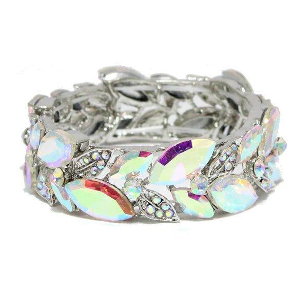 Marquise Rhinestone Stretch Bracelet