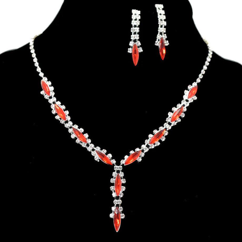 Marquise Rhinestone Earrings