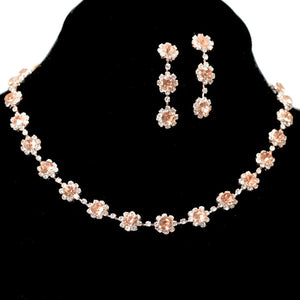 Round Rhinestone Accent Earrings