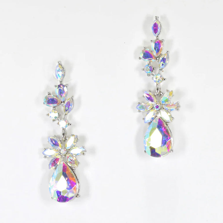 Multi Shape Rhinestone Earring