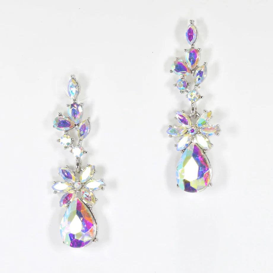 Multi Shape Rhinestone Earring