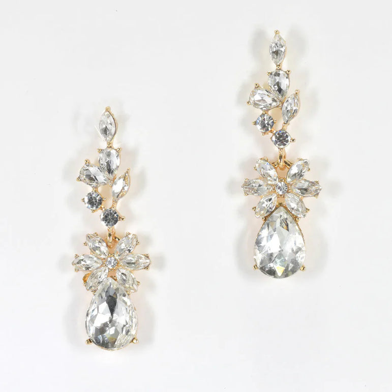 Multi Shape Rhinestone Earring