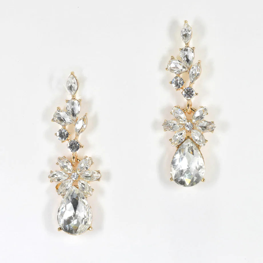 Multi Shape Rhinestone Earring