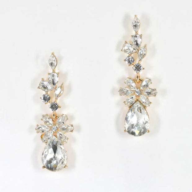 Multi Shape Rhinestone Earring