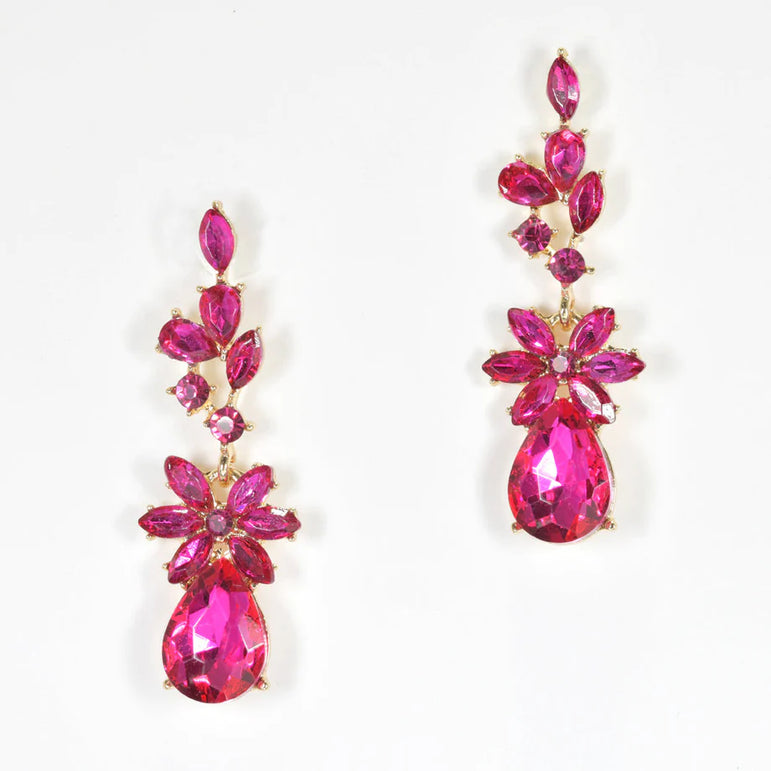Multi Shape Rhinestone Earring