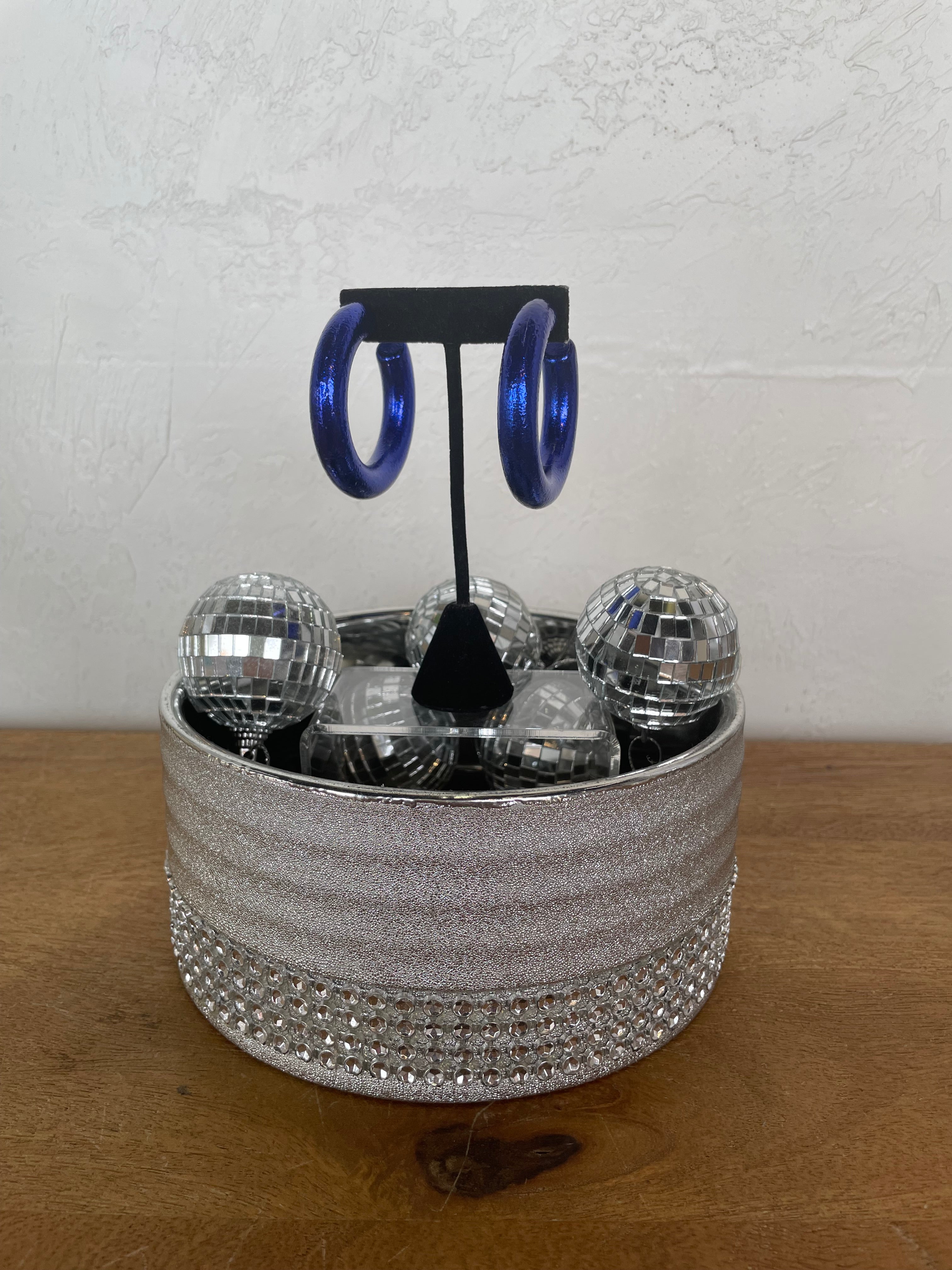 Color Coated Chunky Hoop Earrings