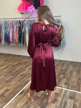 Load image into Gallery viewer, Satin Midi Dress