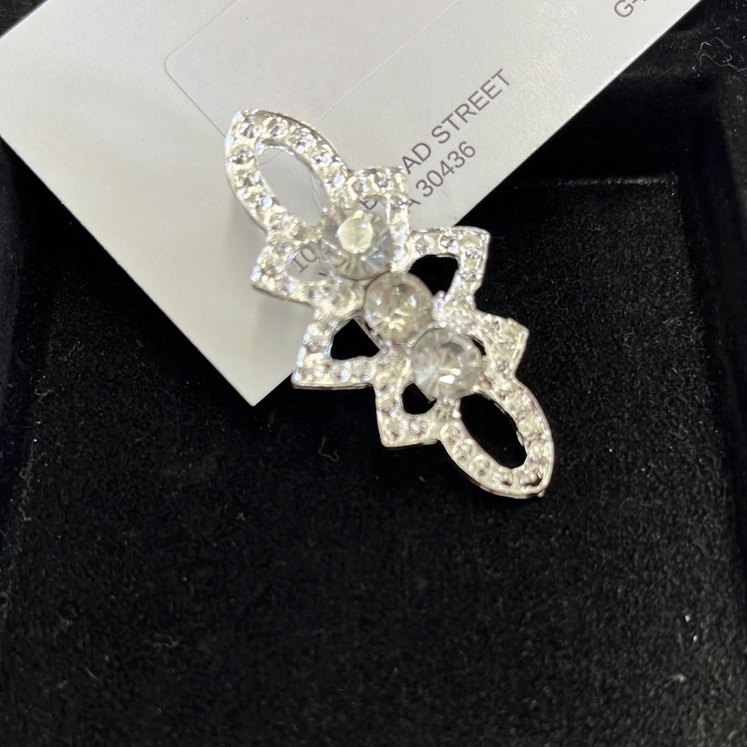 Small Silver Hairclip