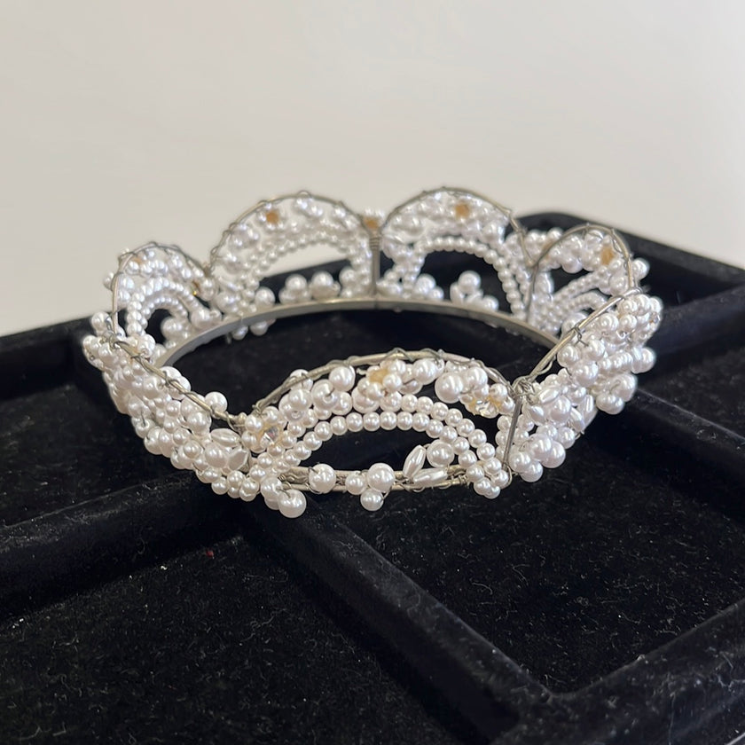 Silver Pearl Crown