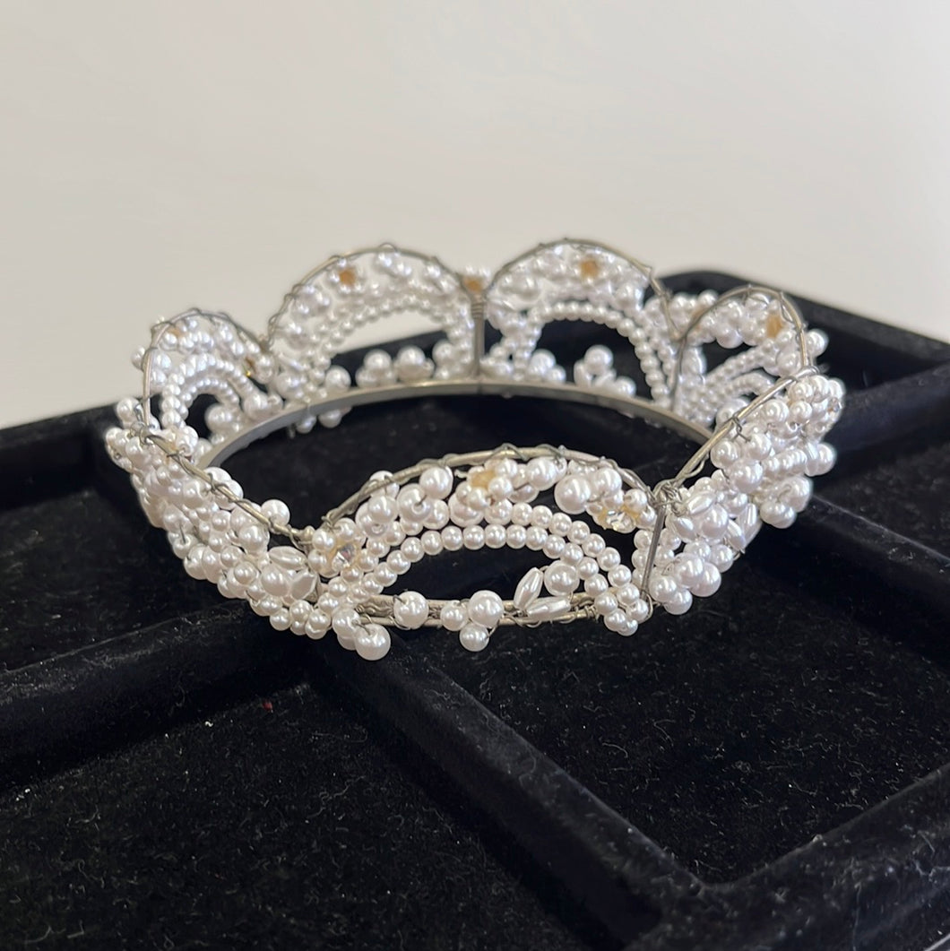 Silver Pearl Crown