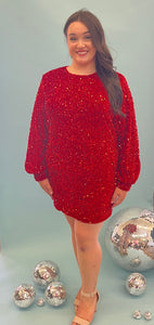 Old Flame Sequin Dress