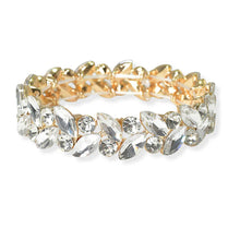 Load image into Gallery viewer, Marquise and Round Rhinestone Stretch Bracelet