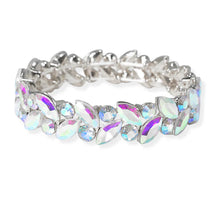 Load image into Gallery viewer, Marquise and Round Rhinestone Stretch Bracelet