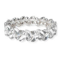 Load image into Gallery viewer, Marquise and Round Rhinestone Stretch Bracelet