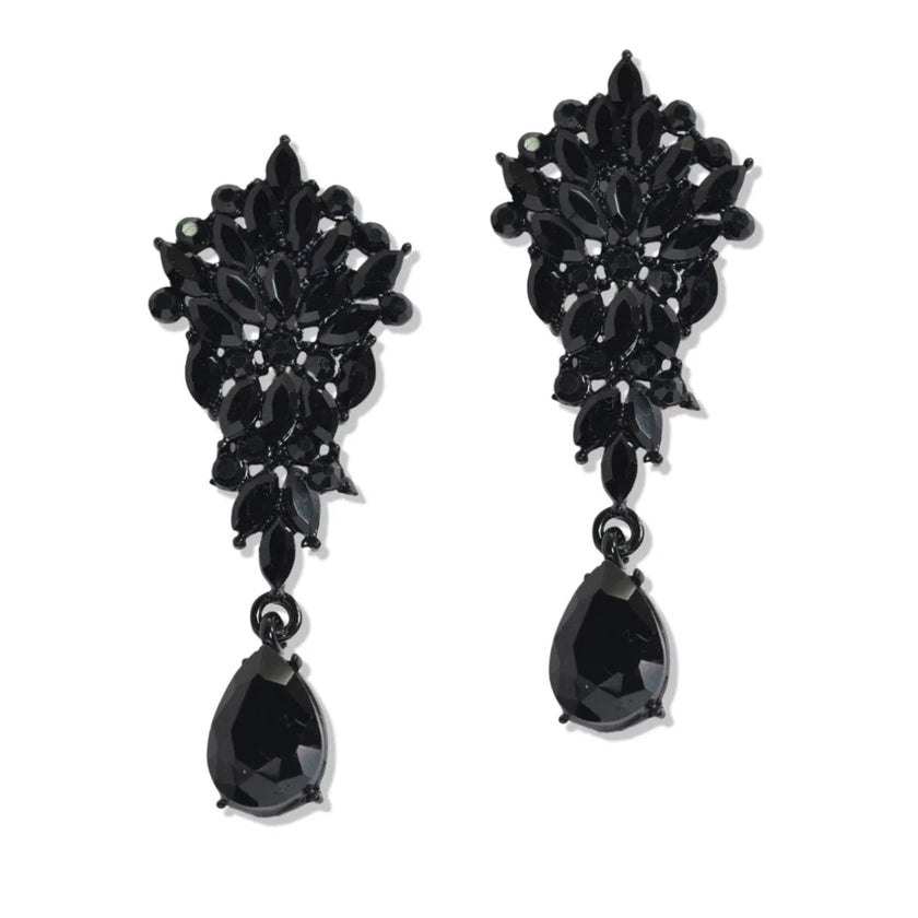 Marquise and Round Rhinestone Earring