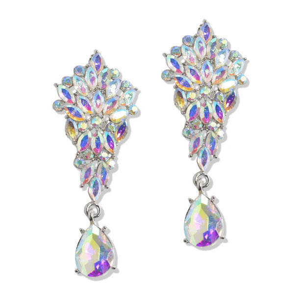 Marquise and Round Rhinestone Earring