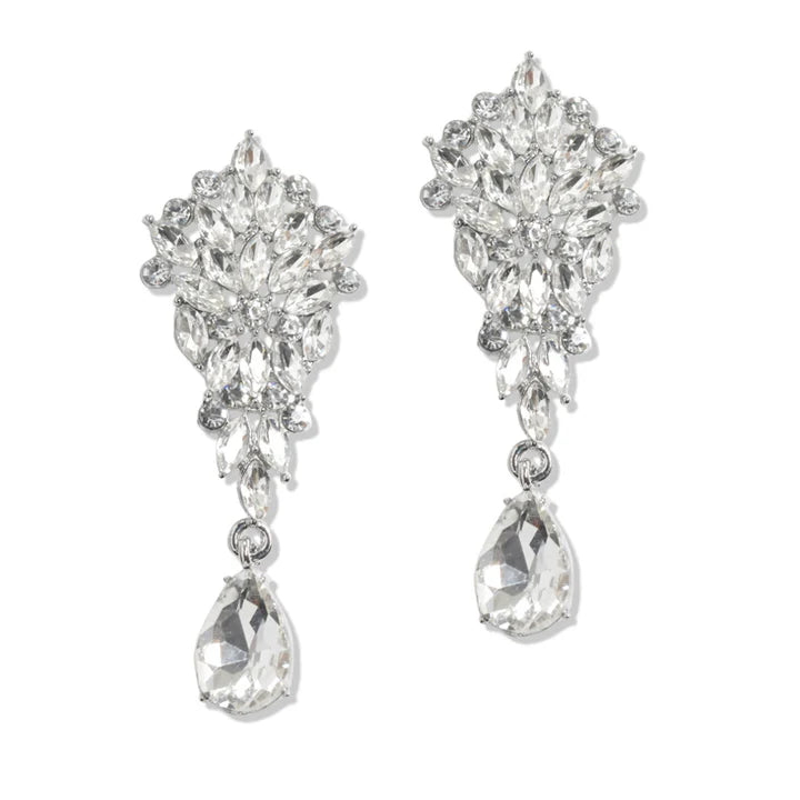 Marquise and Round Rhinestone Earring