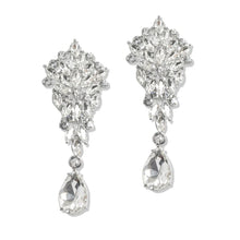 Load image into Gallery viewer, Marquise and Round Rhinestone Earring