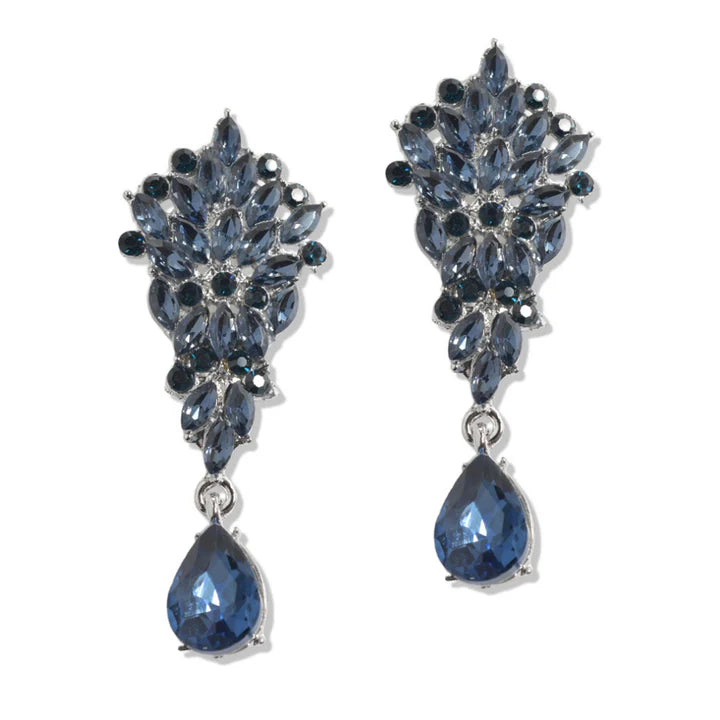 Marquise and Round Rhinestone Earring