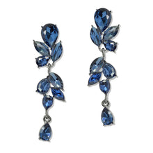 Load image into Gallery viewer, Marquise Teardrop Rhinestone Accent Earrings