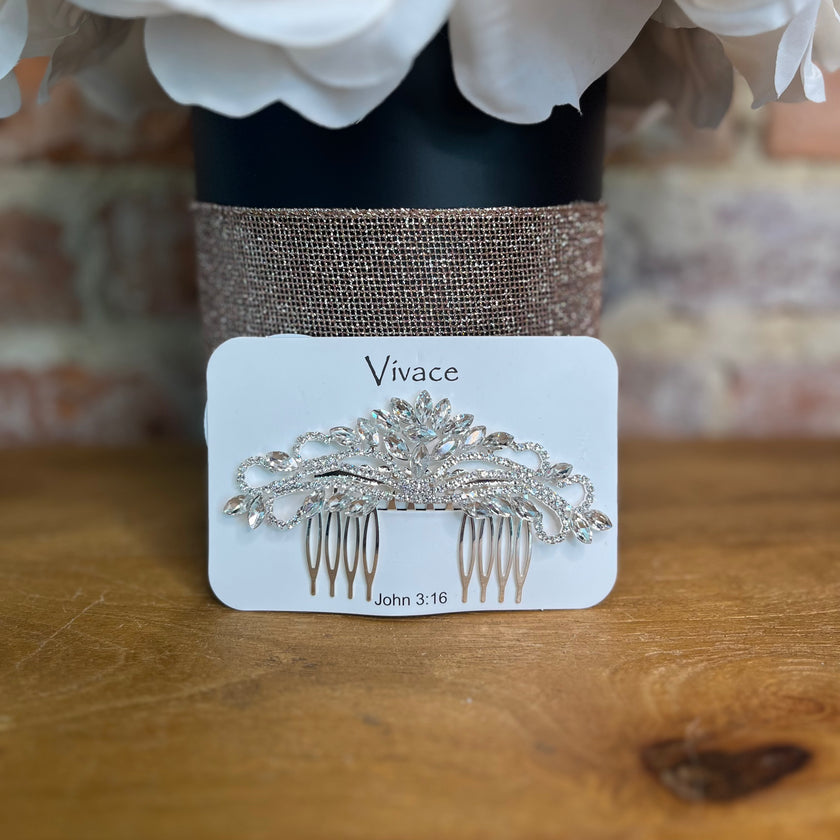 Rhinestone Hair Comb