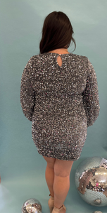 Old Flame Sequin Dress