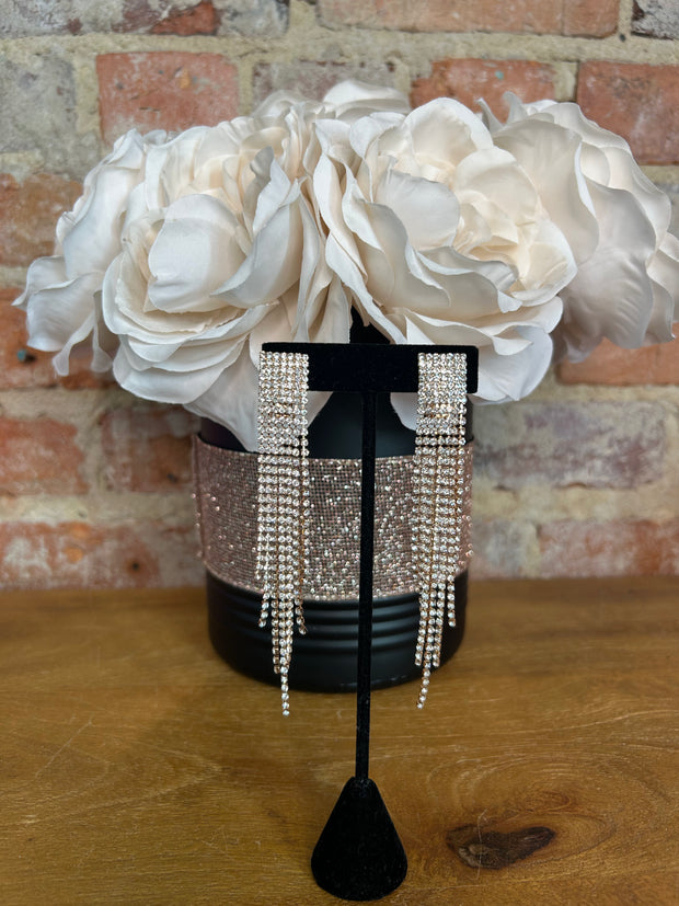 Clip On Fringe Earrings