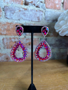 Multicolor Teardrop Earrings