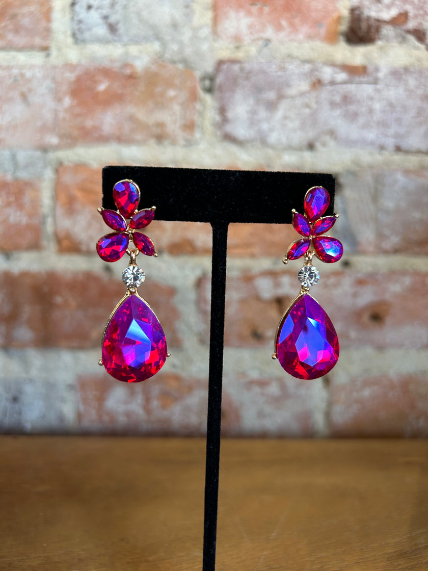 Multicolor Teardrop Earrings