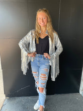 Load image into Gallery viewer, Sequin Fringe Jacket