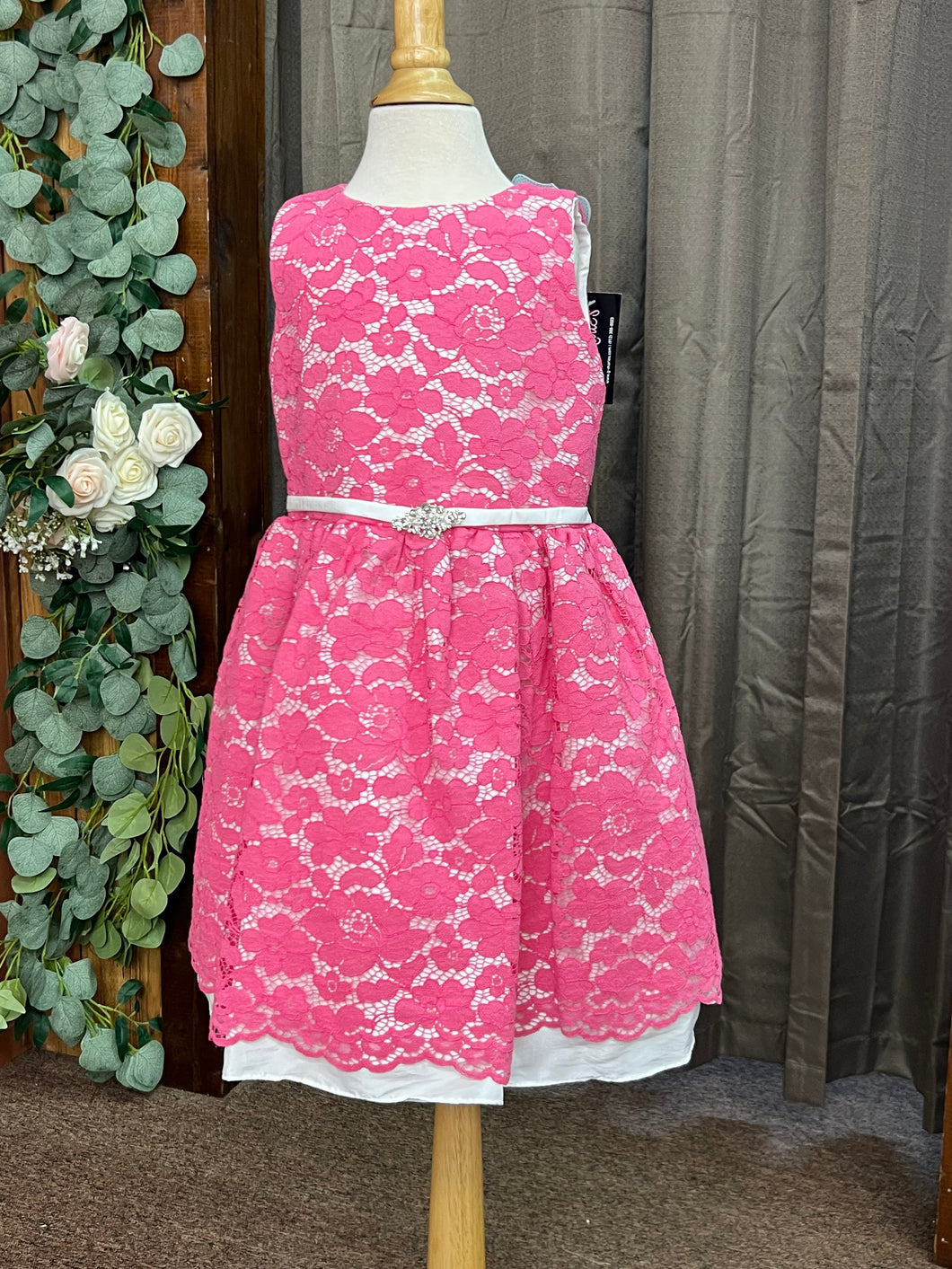 Flower Girl Dress Pink size 8
