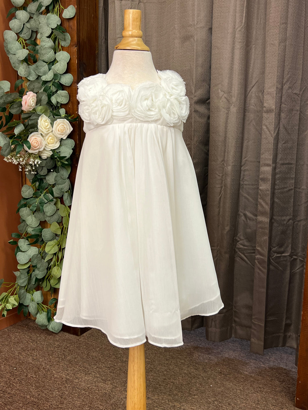 Flower Girl Dress Ivory Size 4