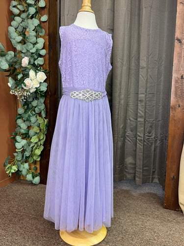 Flower Girl Dress Size 14 Lilac
