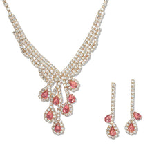Load image into Gallery viewer, Teardrop Rhinestone Accent Earrings