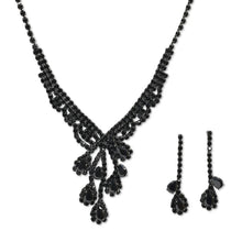Load image into Gallery viewer, Teardrop Rhinestone Accent Earrings