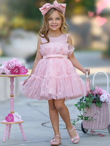 Sweetheart Fanned Dress