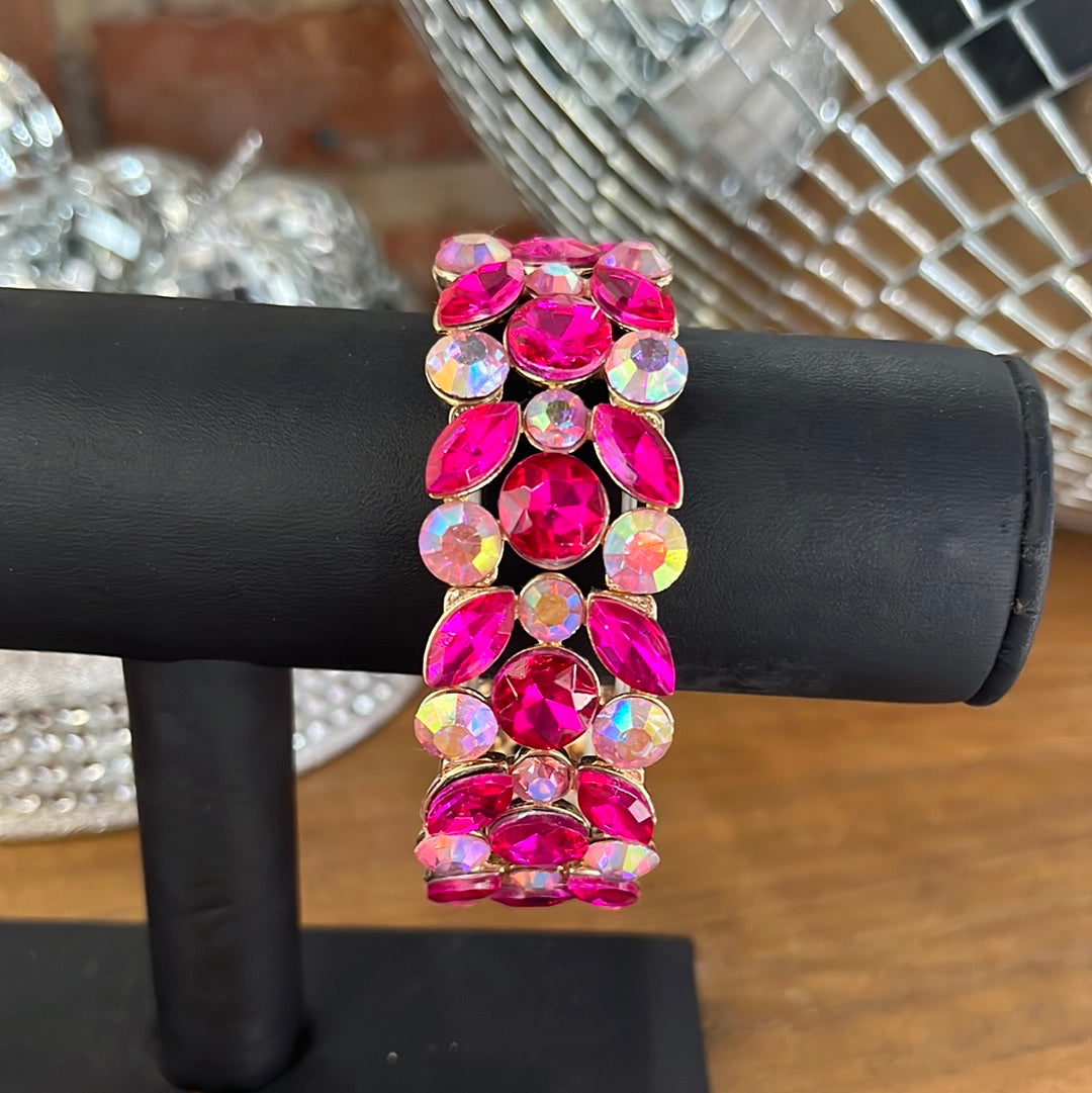 Pink/AB Bracelet