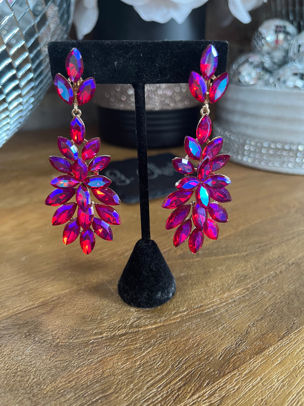 Clip-On Pink/Purple Shift Earrings