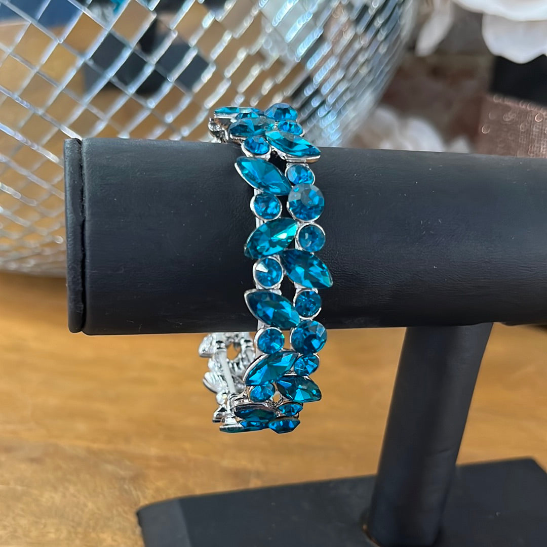 Ocean Blue Stone Bracelet