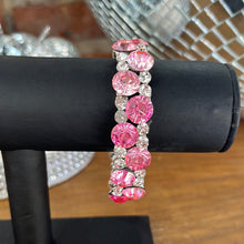 Load image into Gallery viewer, Pink Rhinestone Bracelet