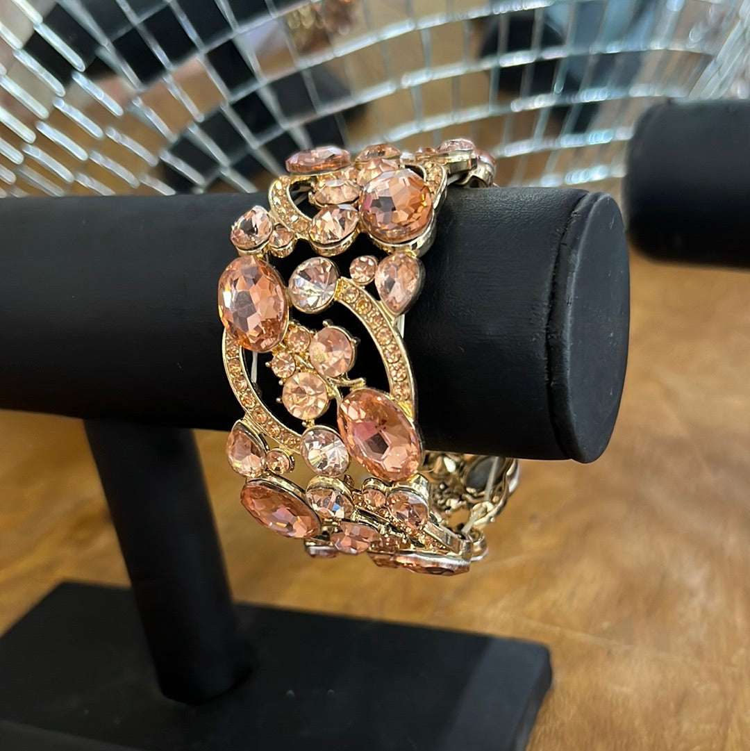 Rose Gold Swirl Bracelet