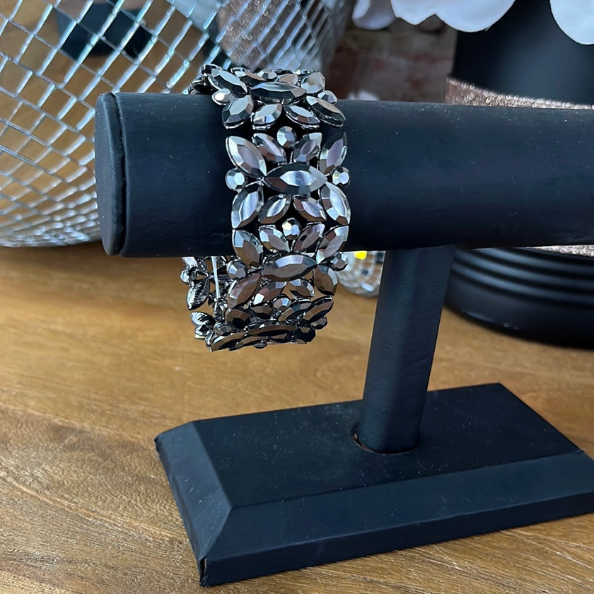 Grey Chrome Bracelet