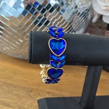 Load image into Gallery viewer, Heart Designed Royal Blue Bracelet
