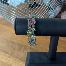 Load image into Gallery viewer, Multi Chrome Green/Purple Bracelet