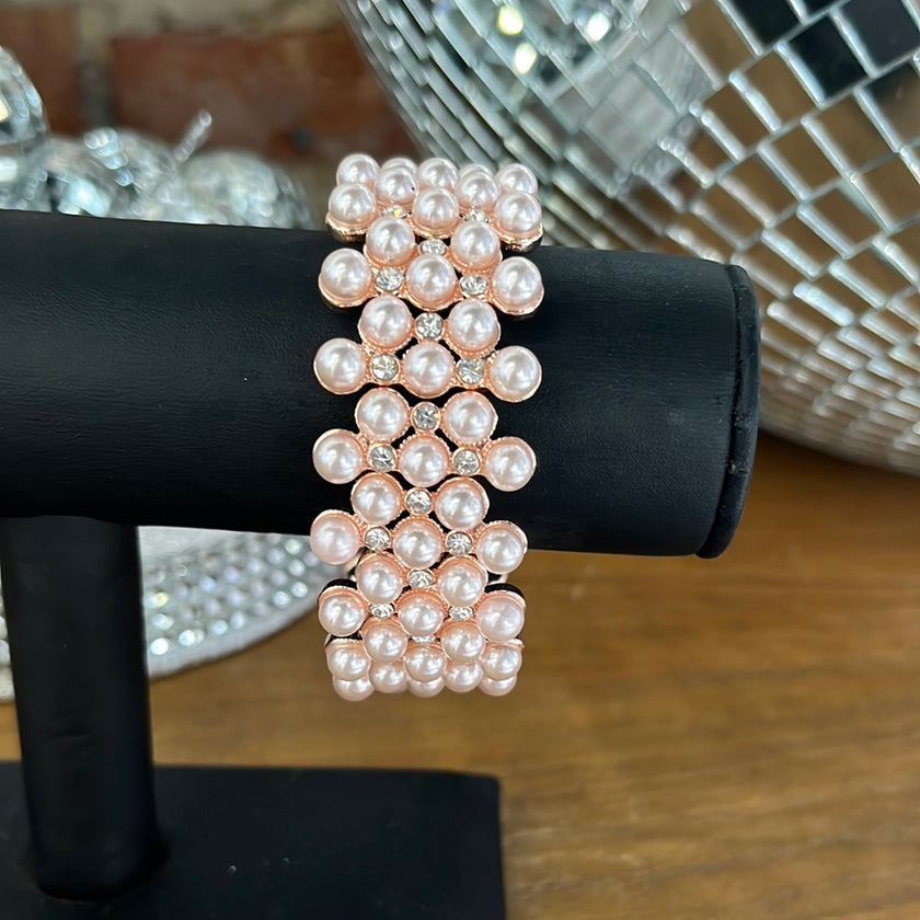 Pink Pearl Bracelet